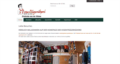 Desktop Screenshot of hosentraegernaeherei.de